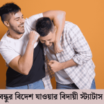 বন্ধু বিদেশ যাওয়ার স্ট্যাটাস ছোট