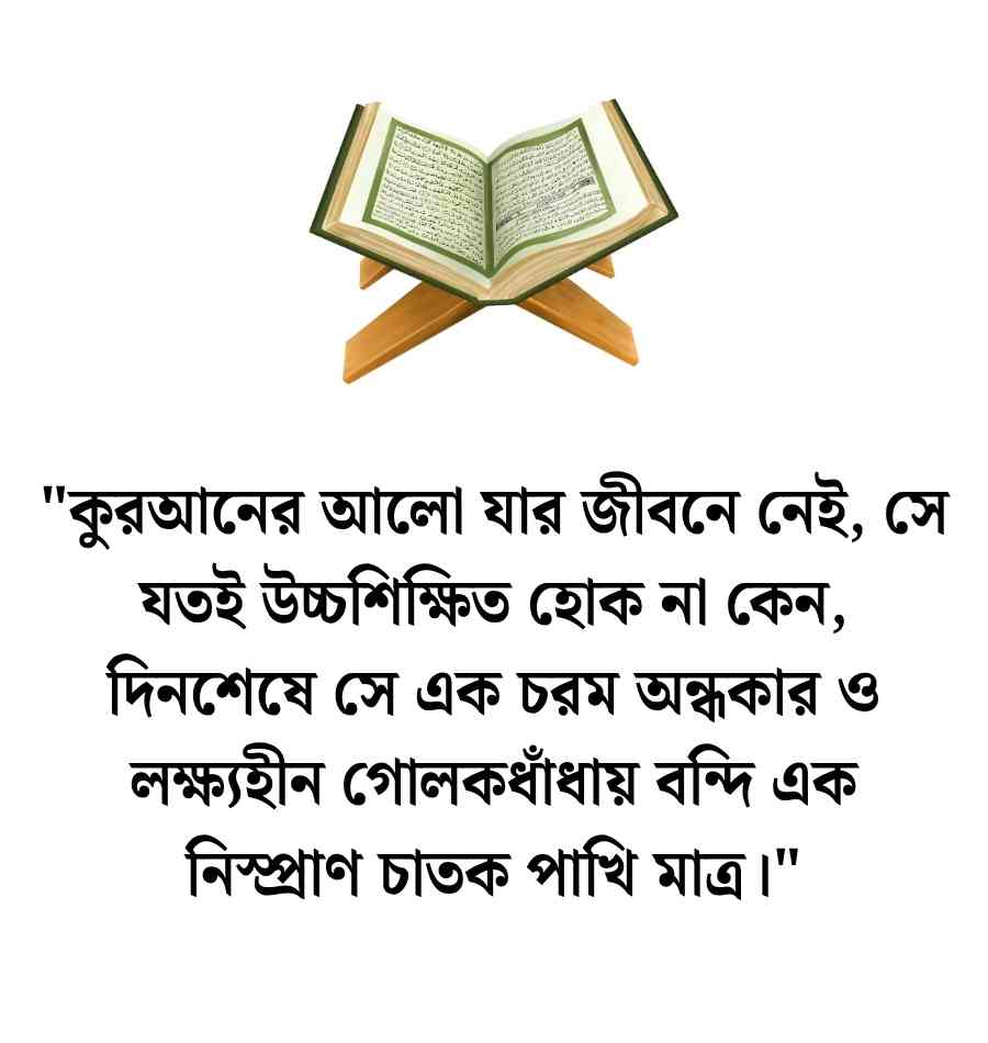 100+ কুরআন নিয়ে উক্তি, স্ট্যাটাস ও ক্যাপশন 2026 আল্লাহর কুরআন নিয়ে উক্তি