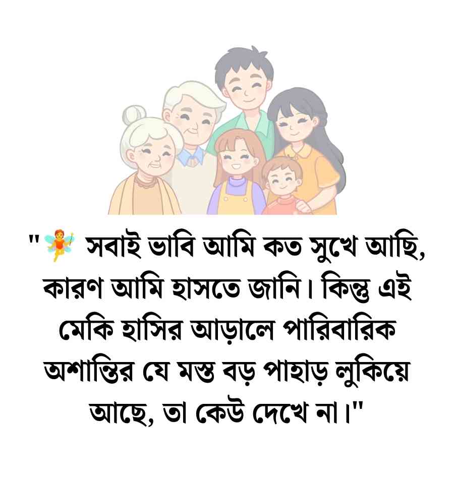 120+ পরিবার নিয়ে কষ্টের স্ট্যাটাস ও ক্যাপশন | Poribar Niye Koster Status 2026 পরিবারের কষ্টের স্ট্যাটাস