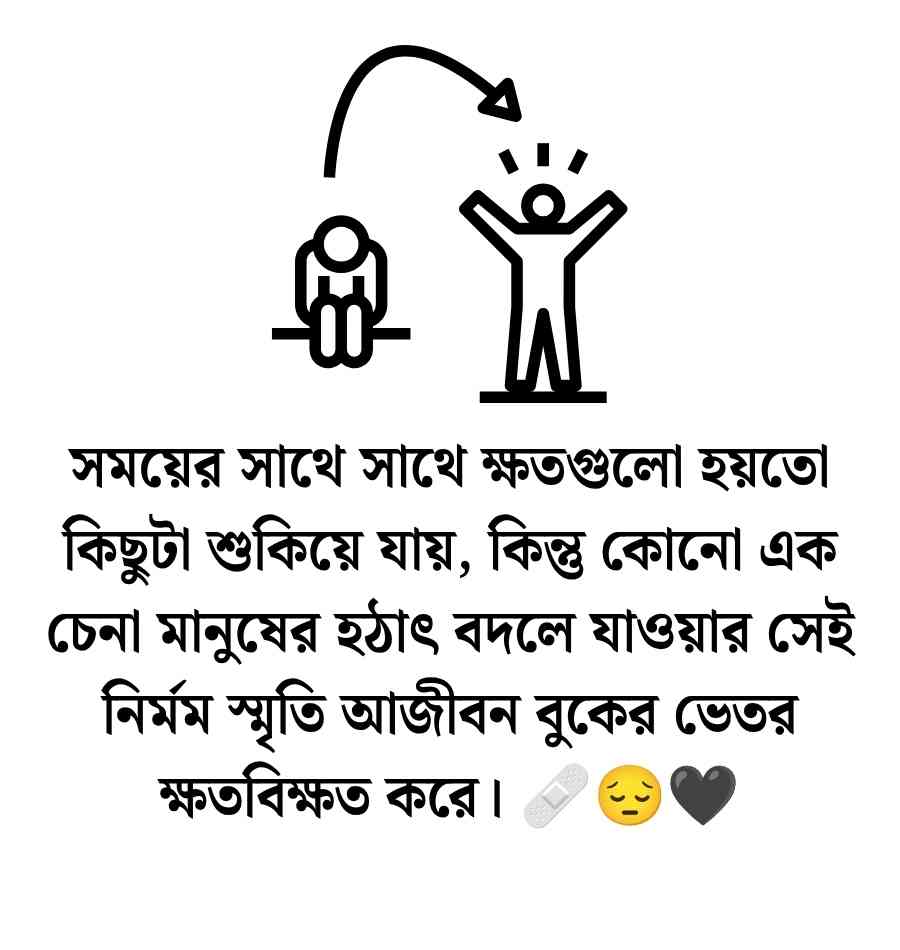 বদলে যাওয়া মানুষ নিয়ে উক্তি: সময়ের সাথে সাথে মানুষ বদলে যায় উক্তি 2026 সময়ের সাথে সাথে মানুষ বদলে যায় উক্তি